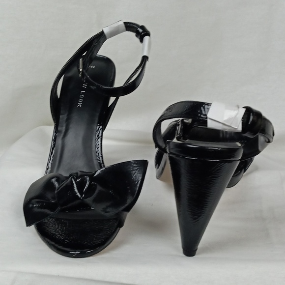 New Look |  Open Toe Ankle Strap Heels - Picture 2 of 8